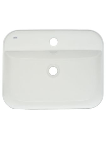 AQM5001 Раковина настольная с отверстием под смеситель. 505x400x135, артикул AQM5001