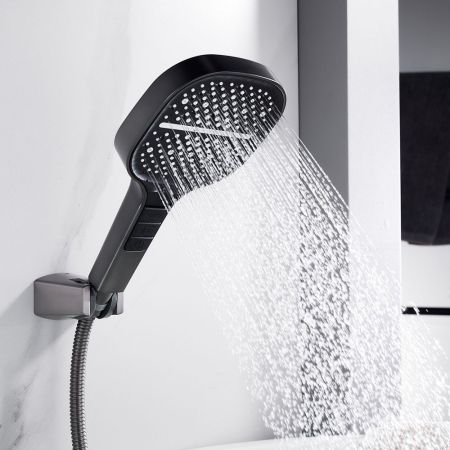 Смеситель для ванны Rose R1002T, оружейная сталь