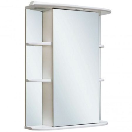 Зеркальный шкаф Runo Гиро 60 4620750020125 с подсветкой Белый
