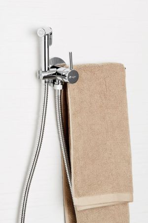 AQG, полотенцедержатель для гигиенического душа, цвет хром, артикул 31KIT1401