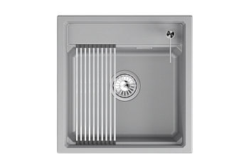 Кухонная мойка GRANULA кварц (5002i, АЛЮМИНИУМ)