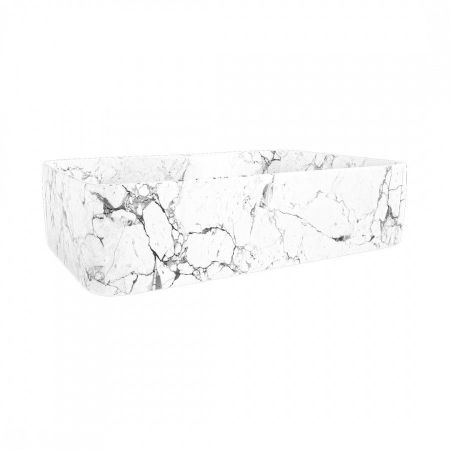 Раковина чаша Maretti UM13NS96-740MR, белый мрамор, артикул UM13NS96-740MR