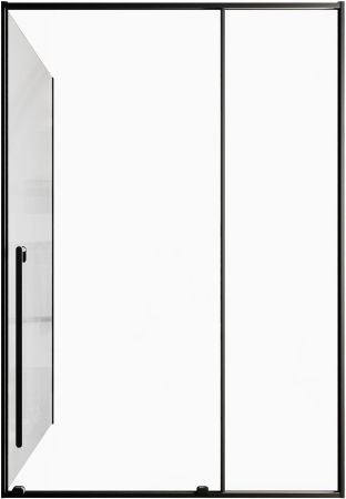 Душевой уголок Allen Brau Fantasy 140x100 3.11008.31 + 3.11014.31 черный матовый, артикул 3.11008.31 + 3.11014.31