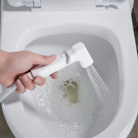 Гигиенический душ со смесителем Shevanik S9905C, белый