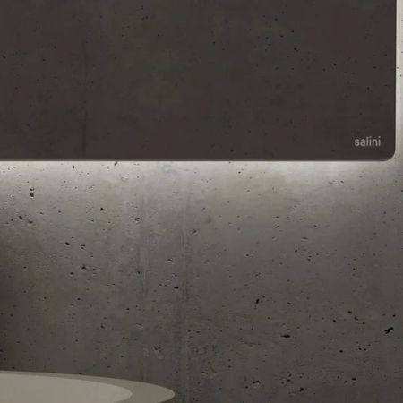 SALINI Зеркало для ванны OMBRA с LED подсветкой 1400х700х25 мм, влагостойкое AGC Сrystalvision, сенс выкл, крепления,обогрев, антизапот