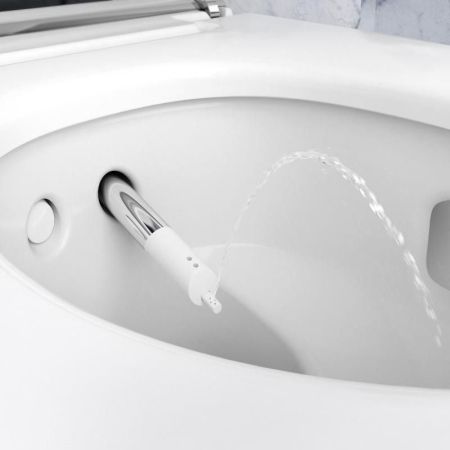 Унитаз биде Geberit AquaClean Mera Comfort 146.214.21.1 Белый альпин/Хром