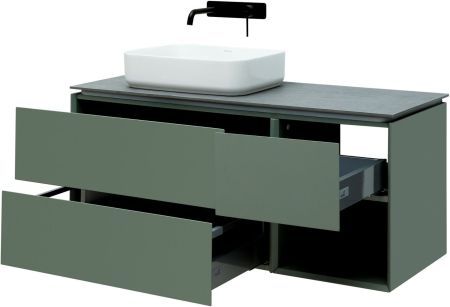 Тумба под раковину Allen Brau Infinity 120 1.21005.CGM L олива матовый, артикул 1.21005.CGM