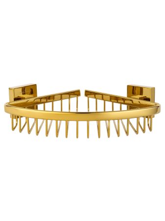 Полка для ванной угловая WONZON & WOGHAND POLO, Темное золото (WW-8944-DG)