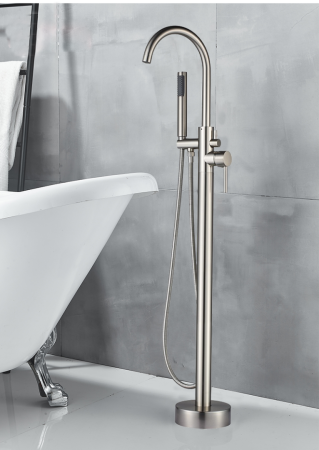 Смеситель BRAIES Brush Nickel для отдельностоящей ванны BOCH MANN BM8922