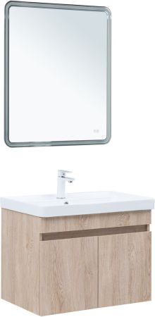 Тумба под раковину Aquanet Оптима 70 дуб светлый