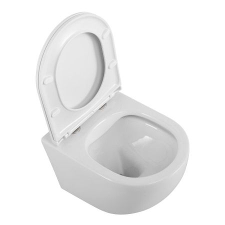 UNO Чаша унитаза подвесного c креплением и сиденьем дюропласт soft close BB3105CHR/SC, артикул BB3105CHR/SC