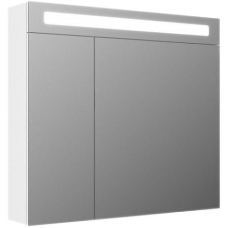 Зеркальный шкаф Iddis Mirro 80 с подсветкой 2 дверцы Белый, артикул NMIR802i99