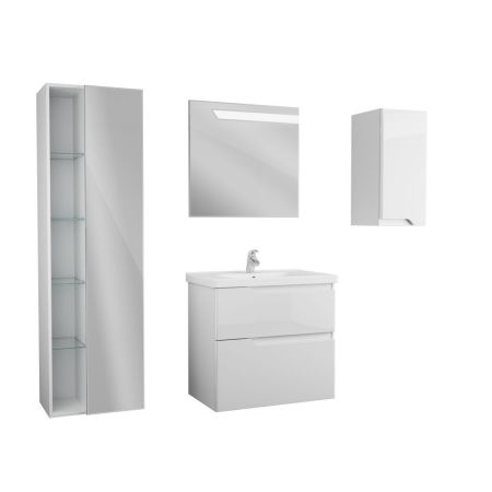 Тумба Hella stor 80, белый лак