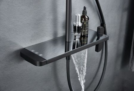 Душевая система Savol SK-H3145H, черный, артикул SK-H3145H