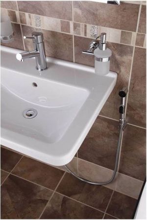 Смеситель с гигиеническим душем Paffoni Birillo BI069CRD, артикул BI069CRD