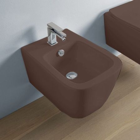 Artceram A16 Биде подвесное 36х52 см, 1 отверстие, цвет cocoa, артикул ASB001 39 00