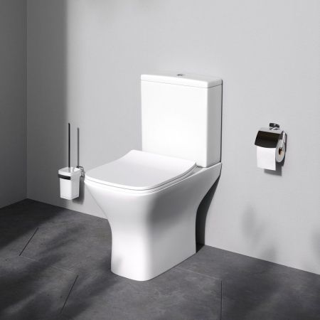 C908601SC Gem унитазкомпакт без ободка с сиденьем микролифт, артикул C908601SC