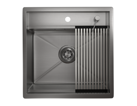 Кухонная мойка GRANULA (5051, СТАЛЬ САТИН), артикул 5051, СТАЛЬ САТИН