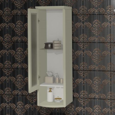 Шкаф подвесной одностворчатый Клио левый Opadiris Слоновая кость, артикул 