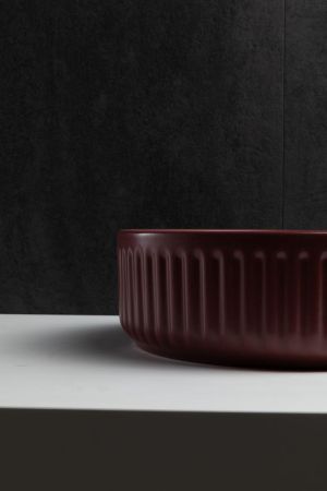 Раковина накладная Allen Brau Fantasy Line 36 4.11032.BD бордо, артикул 4.11032.BD