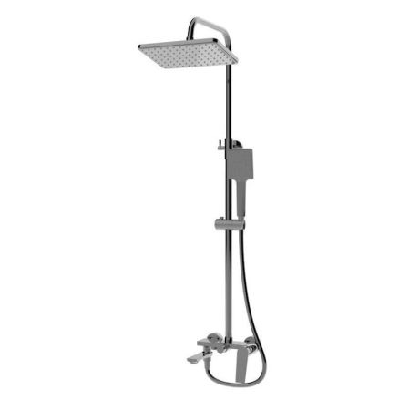 Душевая система Knotlor KN-62/GM, вороненая сталь, артикул KN-62/GM