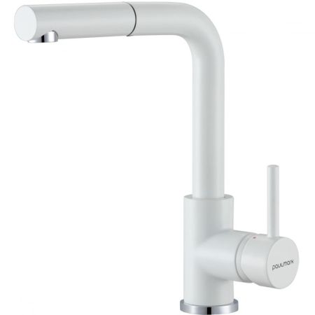 Смеситель для кухни Paulmark Kassel Ka214311-431TW Белый матовый, артикул Ka214311-431TW
