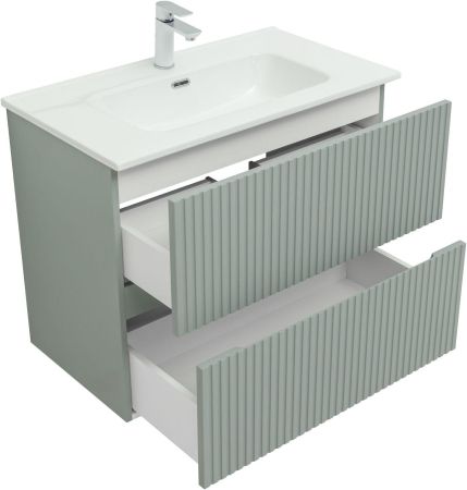 Тумба под раковину Aquanet Джейн 80 мисти грин, артикул 00313318
