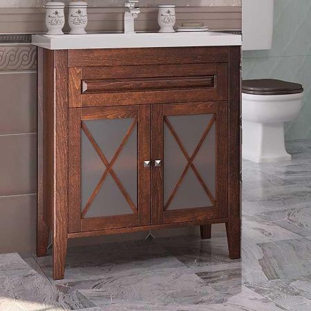 Зеркало Палермо 80 Opadiris Светлый орех