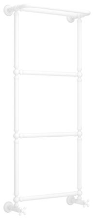 Полотенцесушитель, Сунержа, Ренессанс 1386, водяной, ширина, мм-572, глубина, мм-246, высота, мм-1333, межосевое расстояние-500, подключение-нижнее, мощность, Вт-339, присоединительный размер-НР G 1/2" / НР G 3/4" (эксцентрик), материал-нержавеющая сталь,, артикул 30-0281-1250