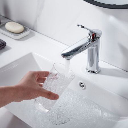 Смеситель для раковины Shevanik S4301, хром, артикул S4301