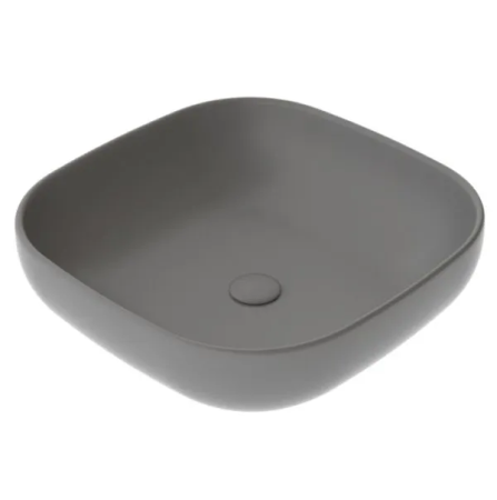 Раковина GSG Easy 45 квадратная, бетон матовый, артикул EALAVQU45020