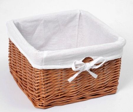 Корзина для белья WasserKRAFT Dinkel 25x25x16 WB-580-S Коричневая