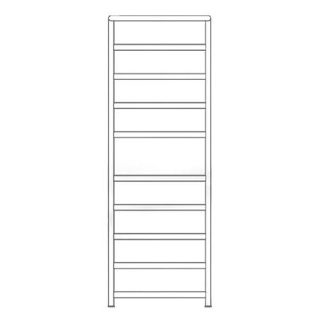 Электрический полотенцесушитель Grota Calore 527х1500 Хром