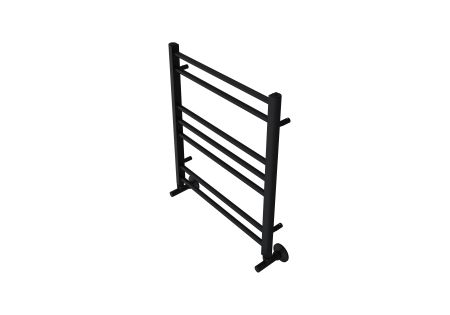 Полотенцесушитель водяной Aquatek (Акватек) Вега П7 500х600 мм, черный муар, подключение нижнее/диагональное, сверхпрочная пищевая нержавеющая сталь AISI 304L, гарантия 10 лет, артикул AQ DR0760BL