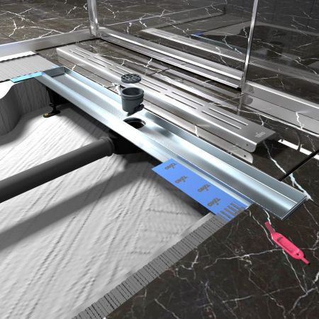 Душевой лоток TIMO Drain Protect DP20600-DG20600, сатин, артикул DP20600-DG20600