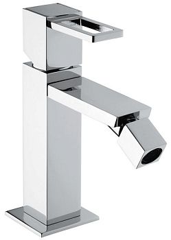 Emmevi Gea, однорычажный смеситель для биде, ручка со стержнем, с донным клапаном click-clack, цвет хром