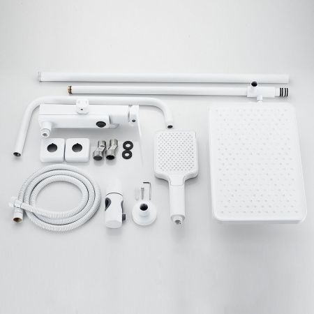 Душевая система Shevanik S9936C, белый