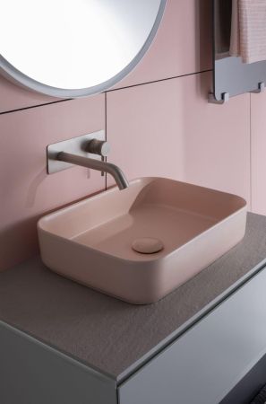 Раковина накладная Allen Brau Fantasy 50 4.11021.SM розовый, артикул 4.11021.SM