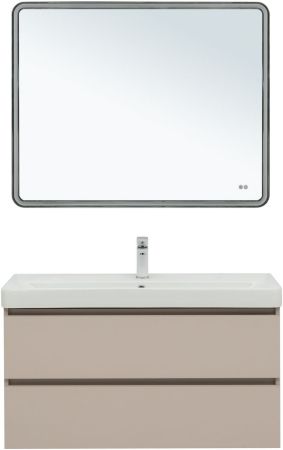 Тумба под раковину Aquanet Вега 2.0 100 бежевый, артикул 00337939