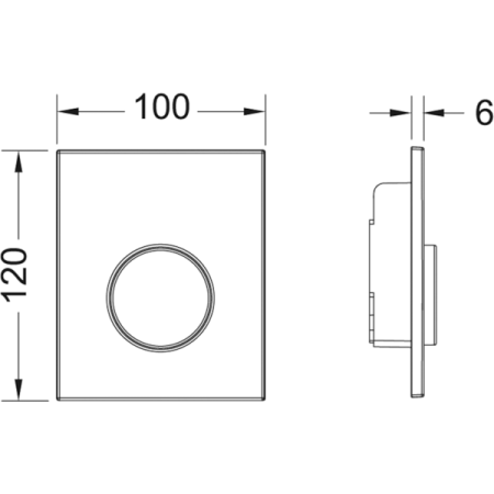 TECEloop Urinal, пластик, белая., артикул 9242600