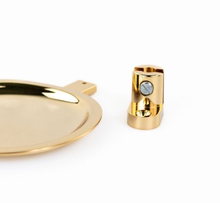 Stil Haus Hashi, настенная металлическая мыльница, цвет золото, артикул HS09M(16)