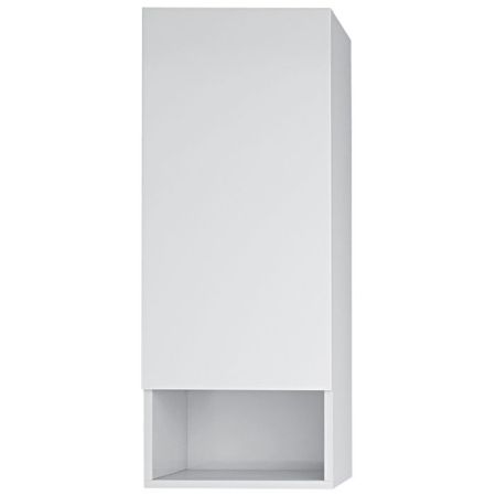 Полупенал PERFECTO, 35 см, подвесной, правый, 1 дверца, push-to-open, 1 стеклянная полка, белый глянец, артикул 99.0810