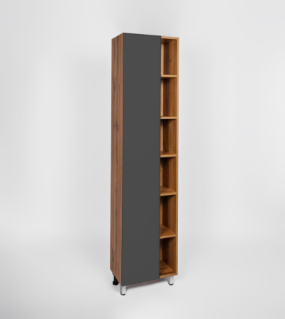 Пенал VIANT "Бостон" правый/левый графит 300х450х1900 (VBOS450G-PEN), артикул VBOS450G-PEN