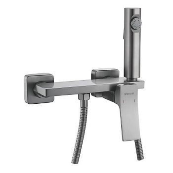 Гигиенический душ со смесителем Shevanik S6105T-1, оружейная сталь