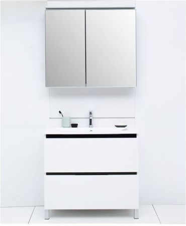 Тумба с раковиной De Aqua Ариетта 90 белый