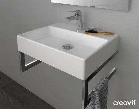 Раковина Creavit Next 50 NX242-00CB00E-0000 Белая, артикул NX242-00CB00E-0000