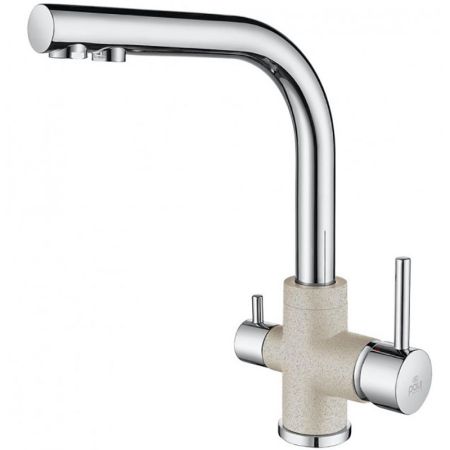 Смеситель для кухни Paulmark Essen Es213011-BECR Бежевый Хром, артикул Es213011-BECR