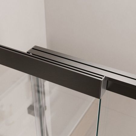 SLIDER-FIX-VF-11-90/150-C-NERO Душевая шторка на ванну, артикул SLIDER-FIX-VF-11-90/150-C-NERO