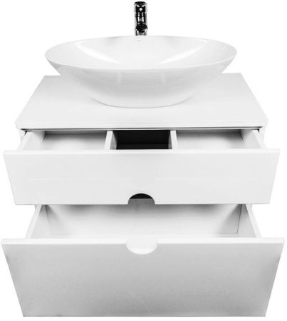 Тумба с раковиной Orange Moon 75 подвесная Белая