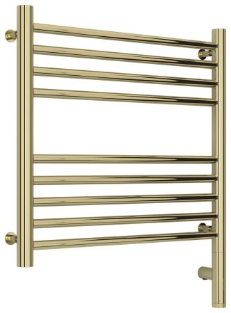 Полотенцесушитель электрический "БОГЕМА 3.0" прямая 500х500 / МЭМ правый (Шампань)